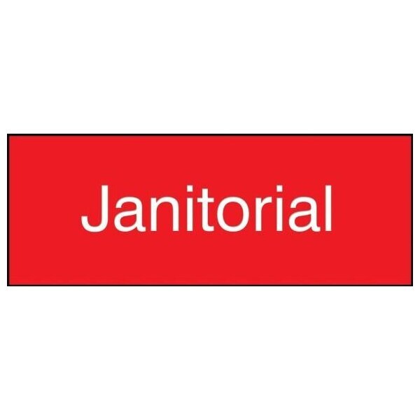 Accuform 8 in W x 3 in H, Engraved Plastic PSG870RD - main